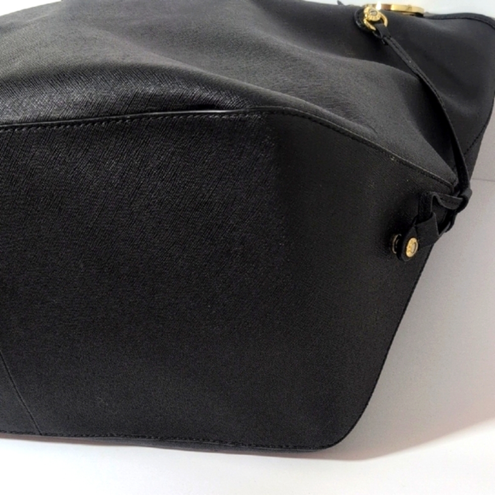 Henri Bendel Black Saffiano Leather Large Tote - Picture 7 of 14